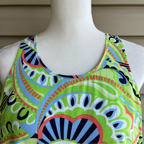 •Crown & Ivy• Mod Print Sleeveless Keyhole Dress - Size Small - Picture 3 of 9